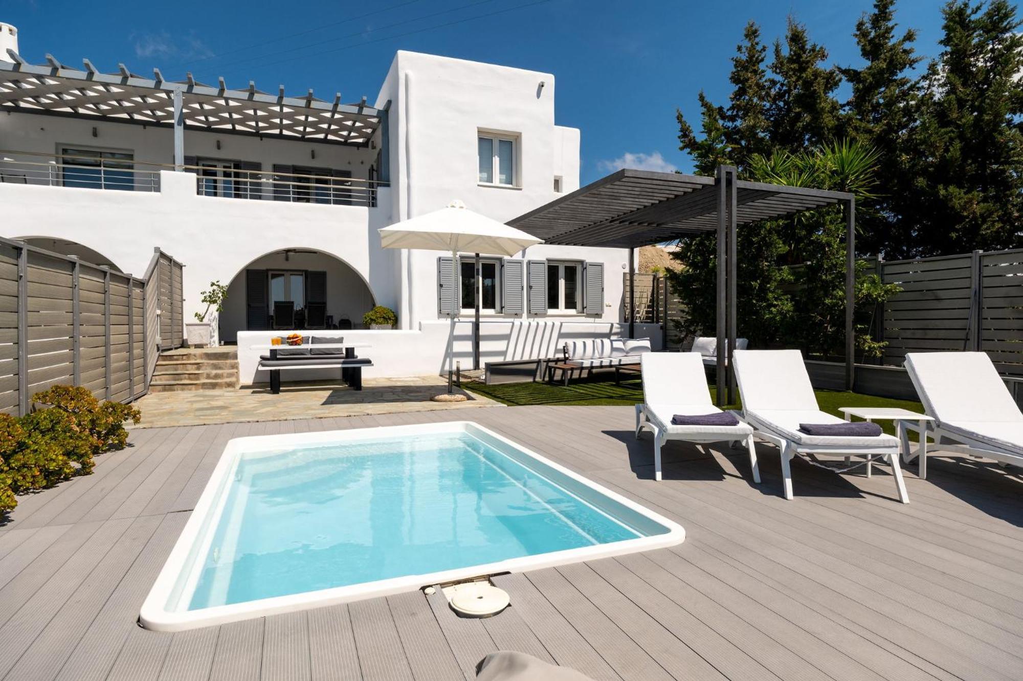 Azzurro Bianco Suites Párosz Kültér fotó