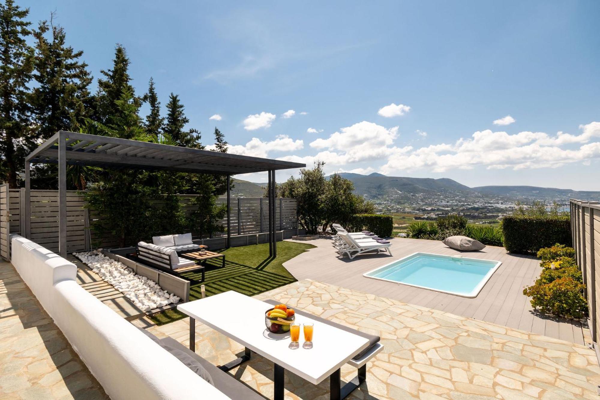 Azzurro Bianco Suites Párosz Kültér fotó