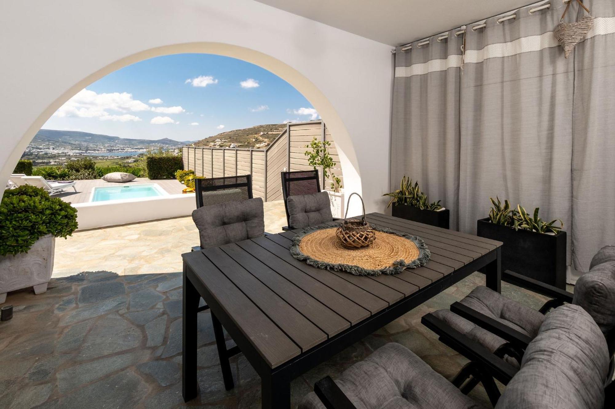 Azzurro Bianco Suites Párosz Kültér fotó