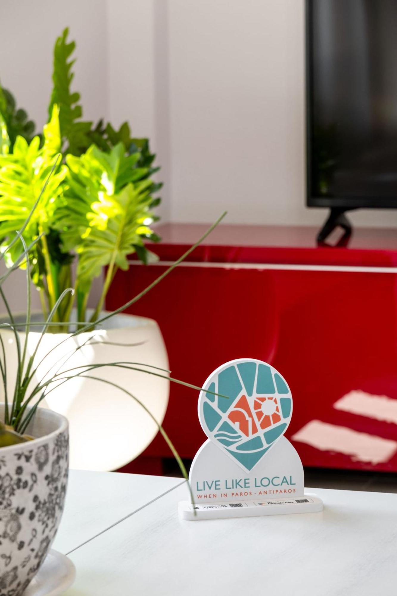 Azzurro Bianco Suites Párosz Kültér fotó