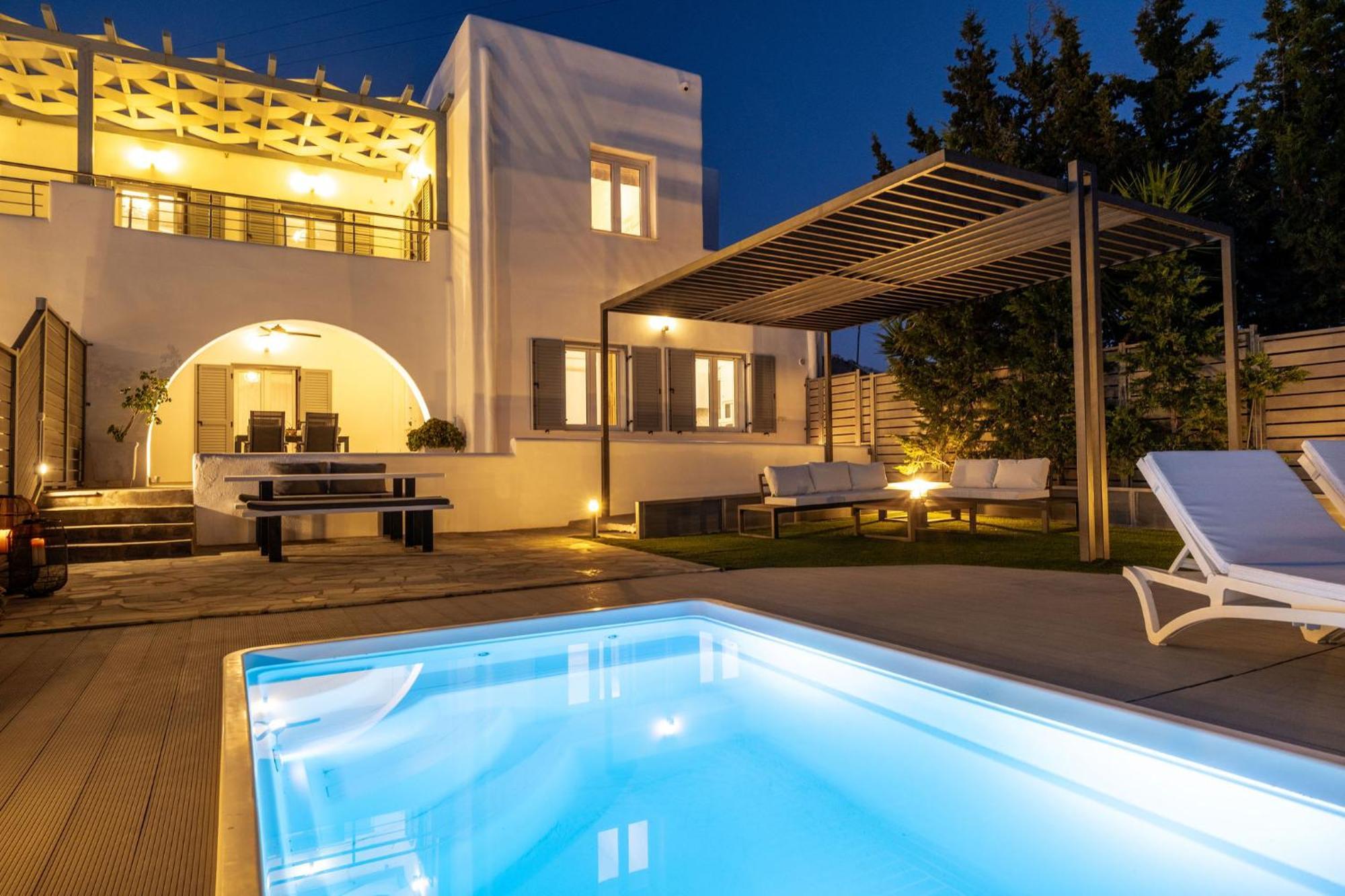 Azzurro Bianco Suites Párosz Kültér fotó