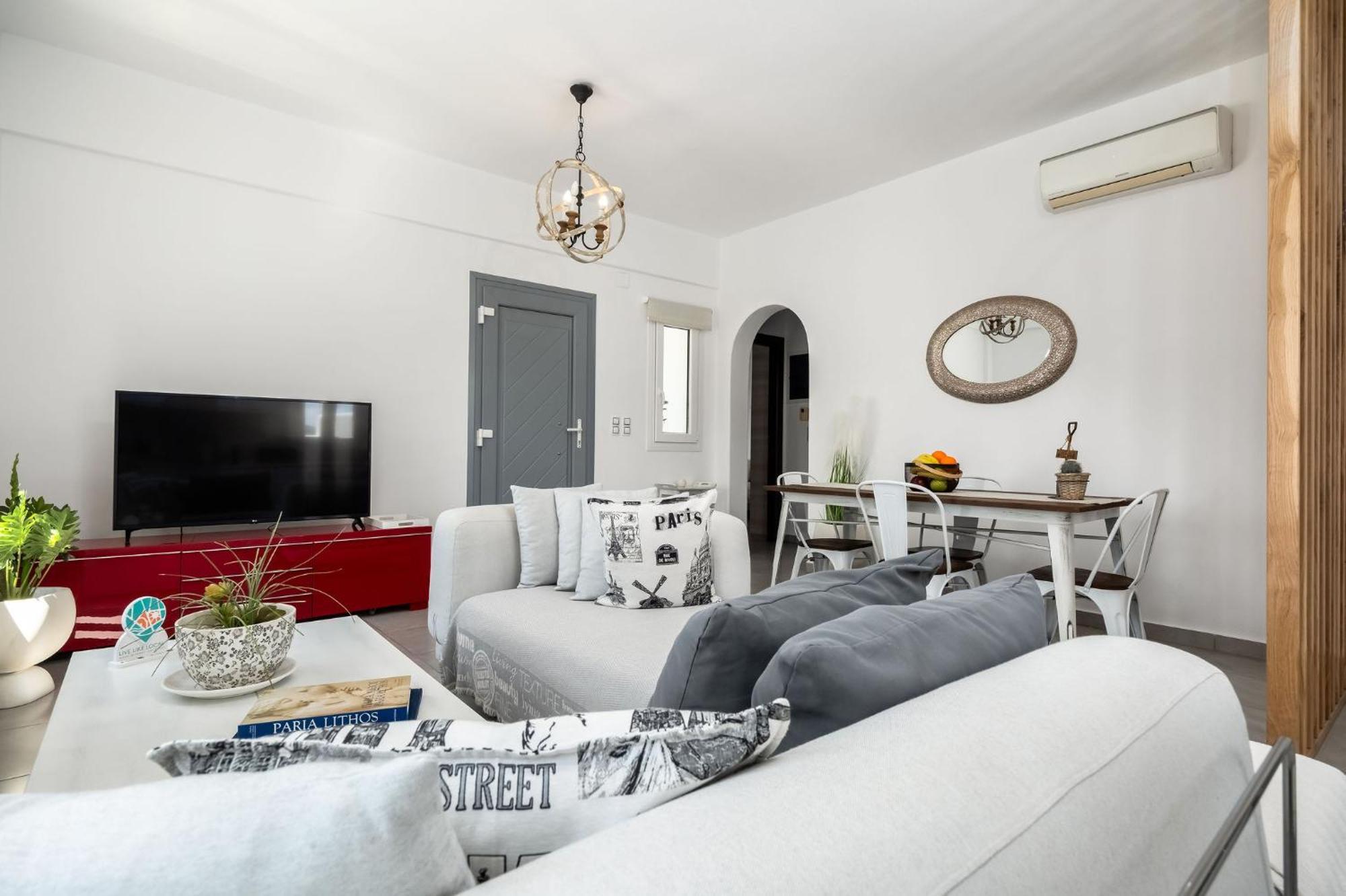 Azzurro Bianco Suites Párosz Kültér fotó