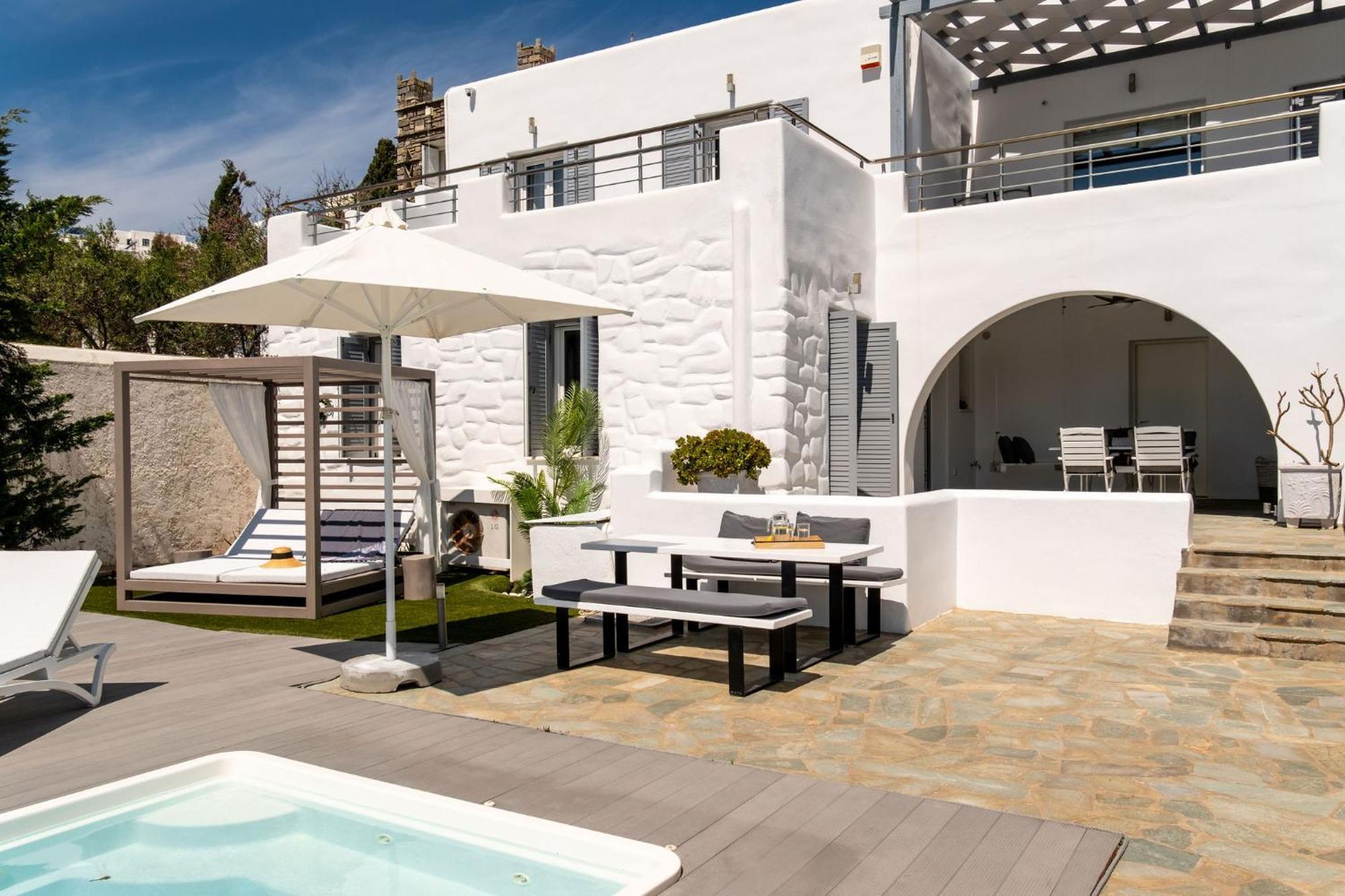 Azzurro Bianco Suites Párosz Kültér fotó