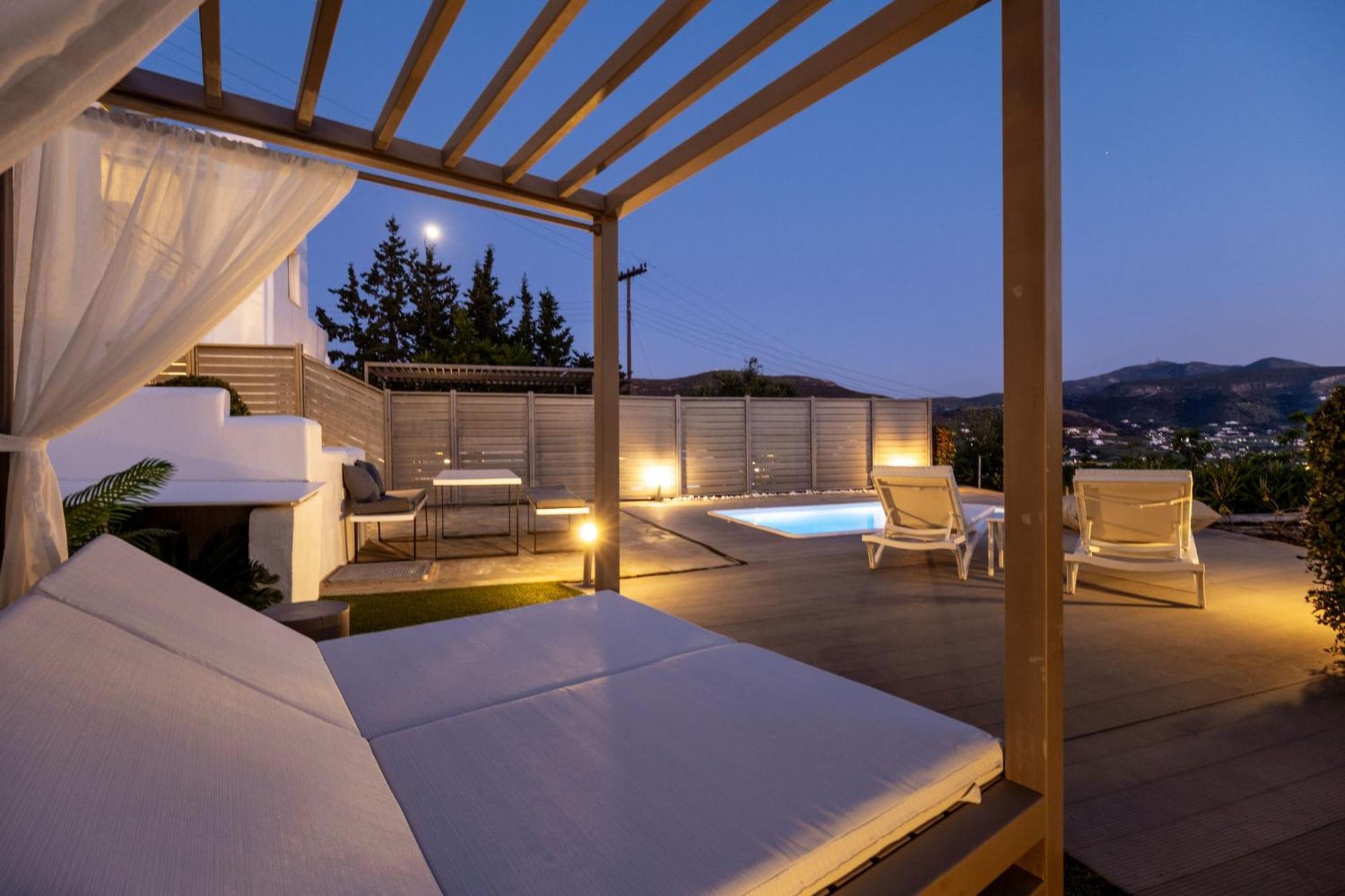Azzurro Bianco Suites Párosz Kültér fotó