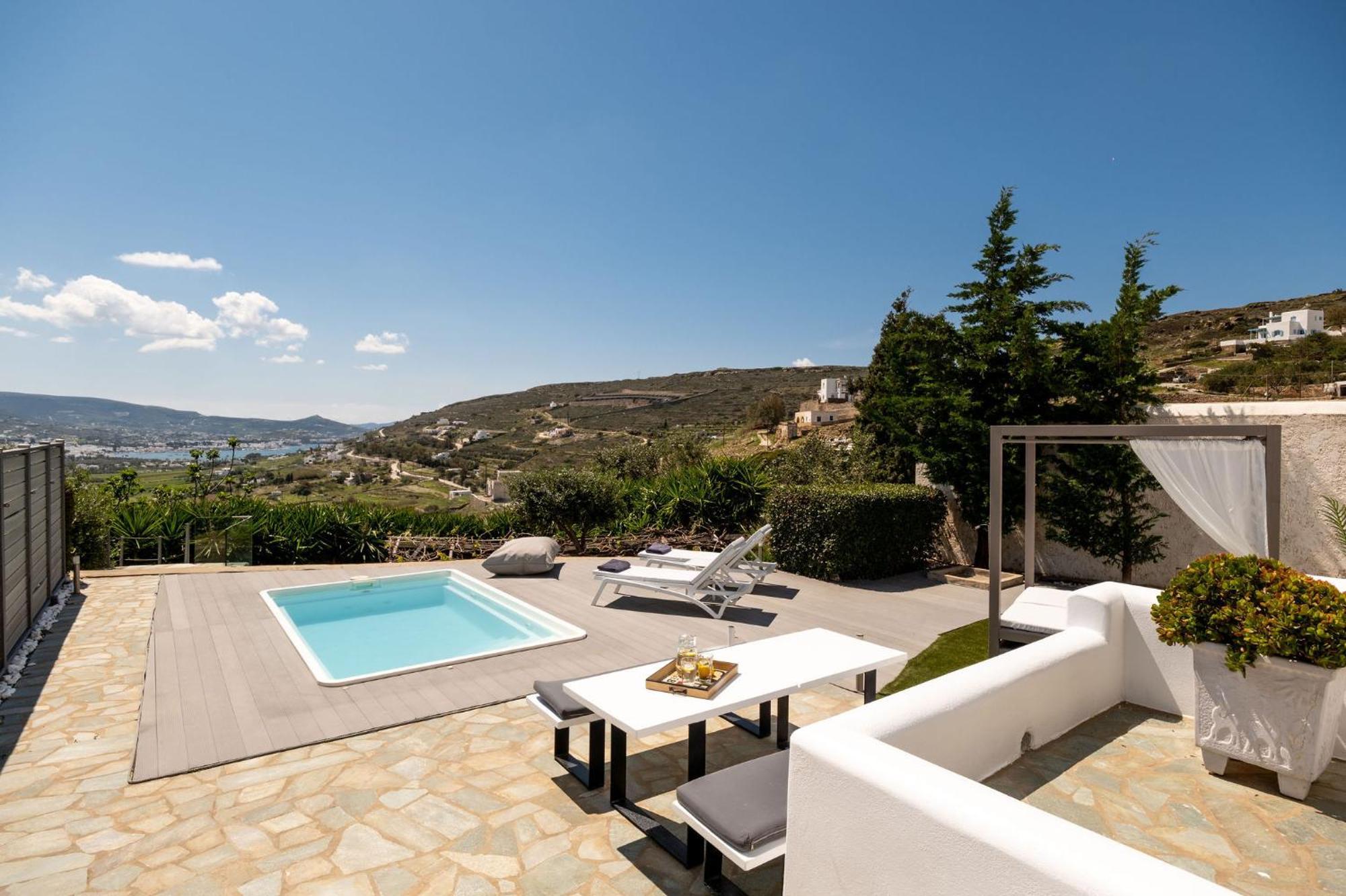 Azzurro Bianco Suites Párosz Kültér fotó