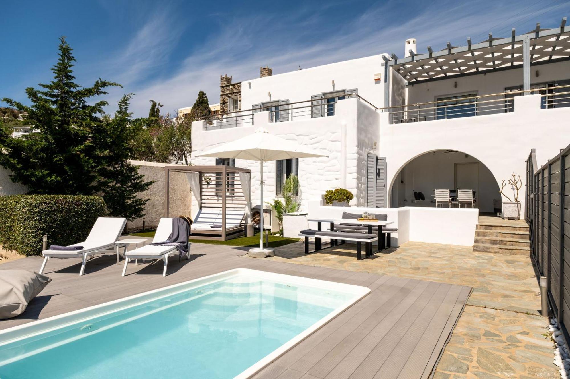 Azzurro Bianco Suites Párosz Kültér fotó