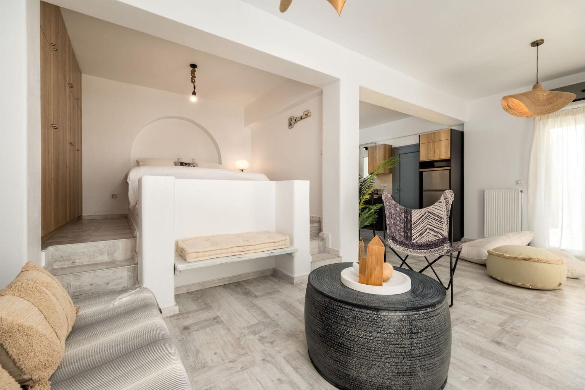 Azzurro Bianco Suites Párosz Kültér fotó